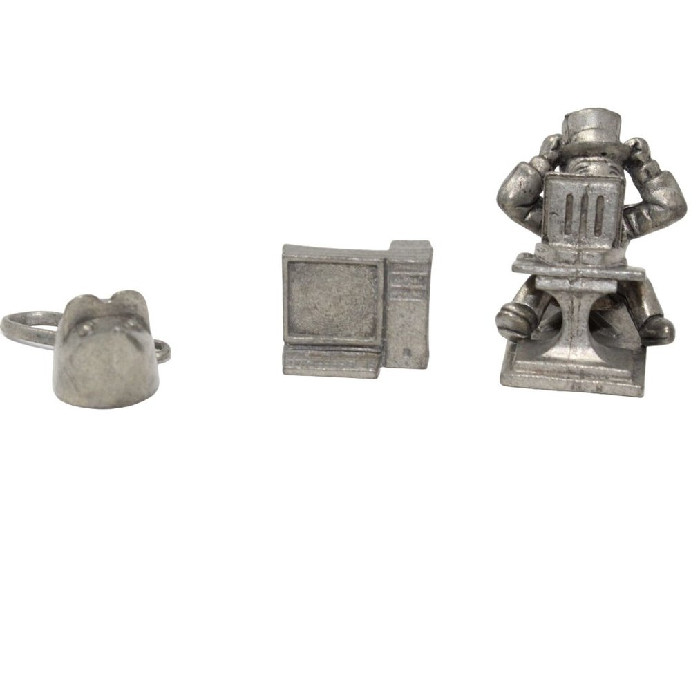 Monopoly Dot Com Edition Tokens 6PC Set Replacement Parts For Board Game Movers - Picture 2 of 4